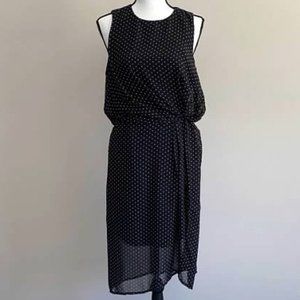 Sunny Girl Black with White Polka Dots Dress